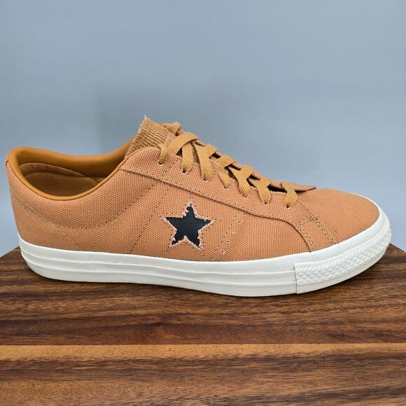 Converse One Star Pro Ox Shoes Mens 10 Brown Low Top Lace Up Athletic Sneakers main image 8